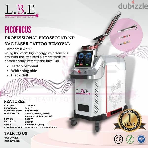 I MAX-T7 ND YAG LASER TATTOO REMOVAL:TATTOO REMOVAL _ WHITENING SKIN 0