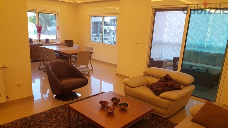 Fully furnished apartment W/ Gardeb for RENT or SALE in Kfarhbeb 1