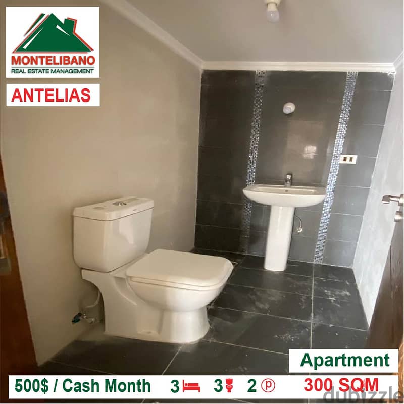 500$!! Apartment for rent located in  Antelias 1