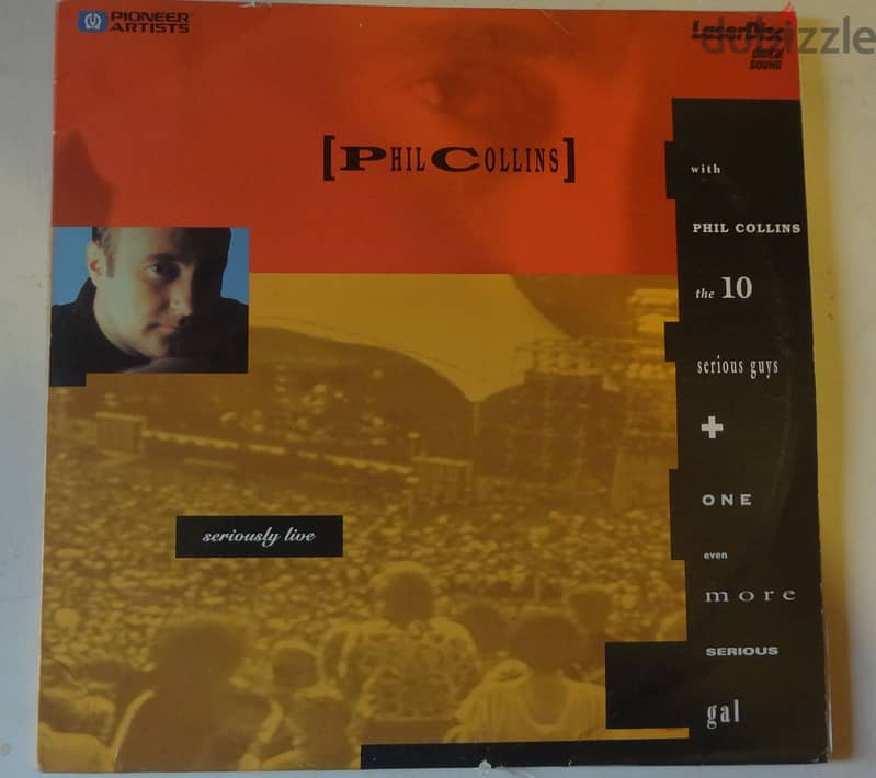 Phil Collins – Seriously Live laserdisc 0