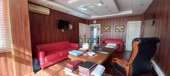 Furnished Office in Zalka commercial center for saleمكتب مفروش في مركز