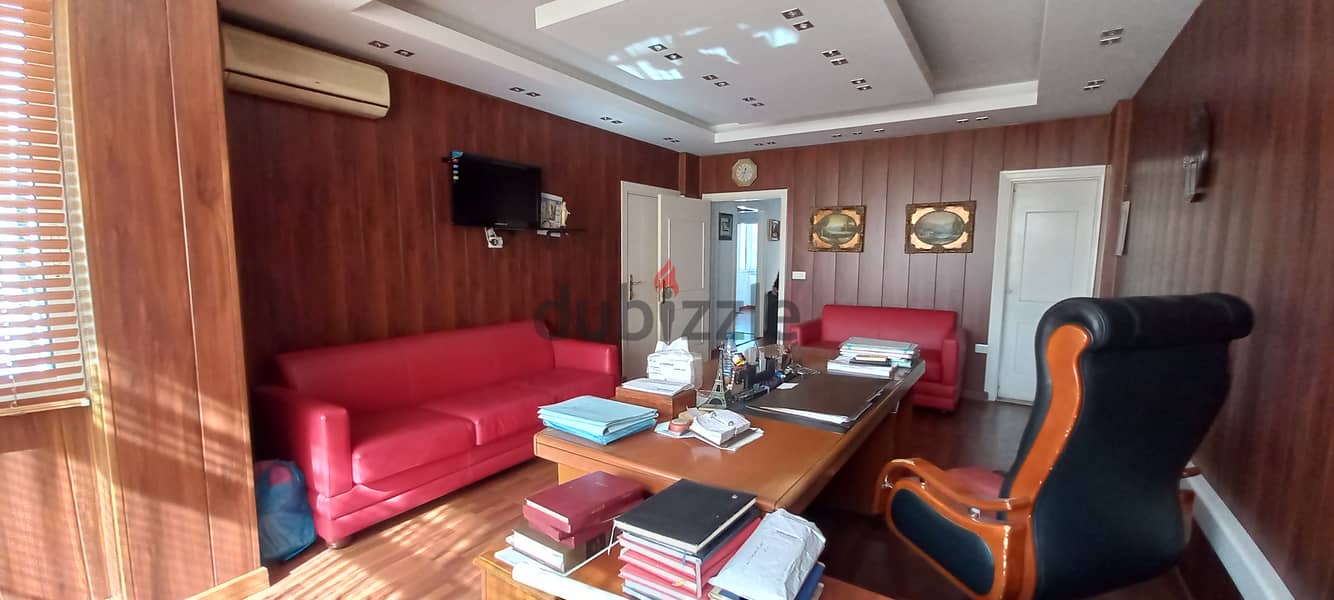 Furnished Office in Zalka commercial center for saleمكتب مفروش في مركز 0