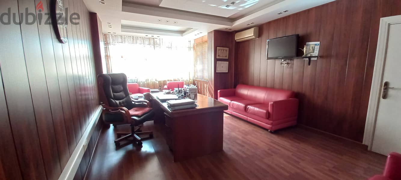 Furnished Office in Zalka commercial center for saleمكتب مفروش في مركز 1