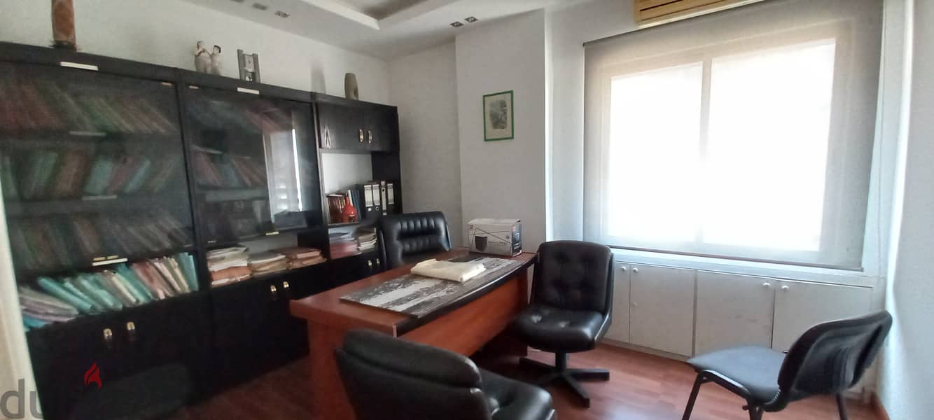 Furnished Office in Zalka commercial center for saleمكتب مفروش في مركز 2