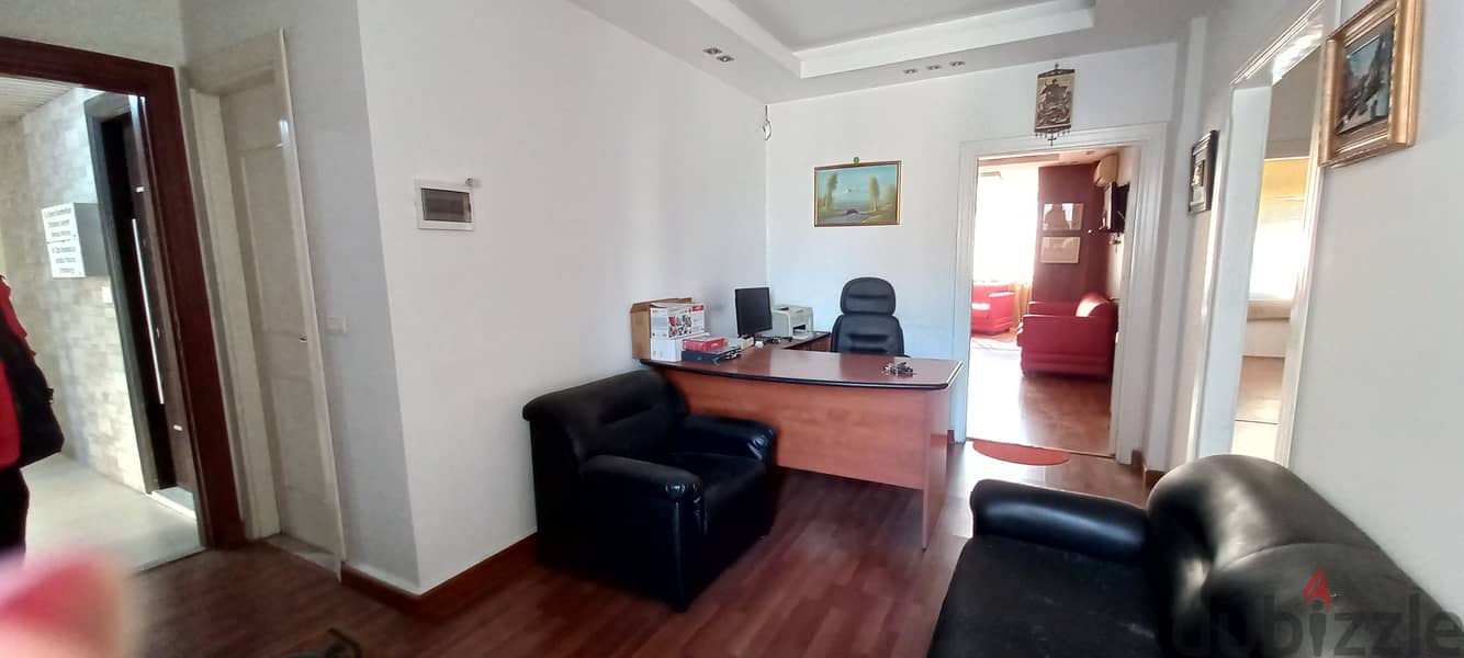 Furnished Office in Zalka commercial center for saleمكتب مفروش في مركز 5