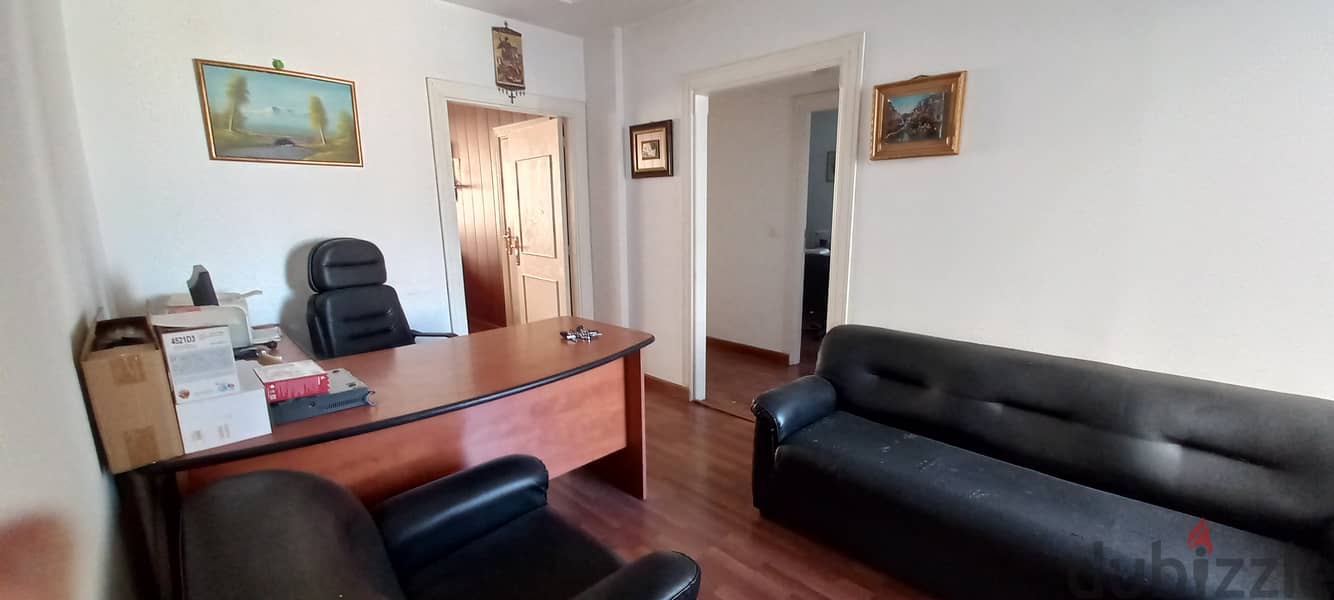 Furnished Office in Zalka commercial center for saleمكتب مفروش في مركز 6