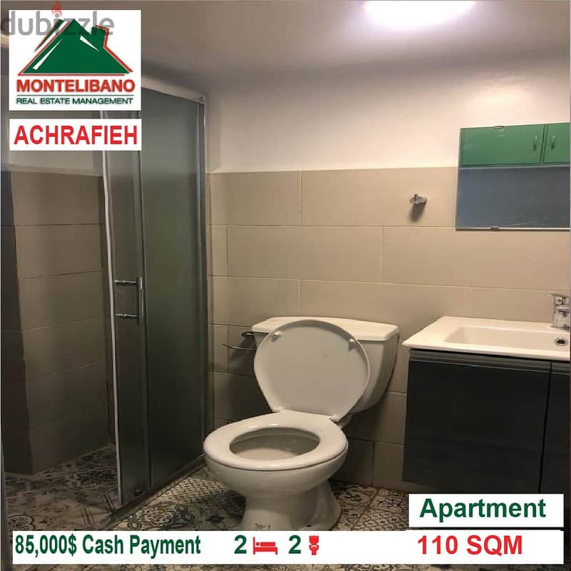 85000$!! Apartment for sale located in Achrafieh 3