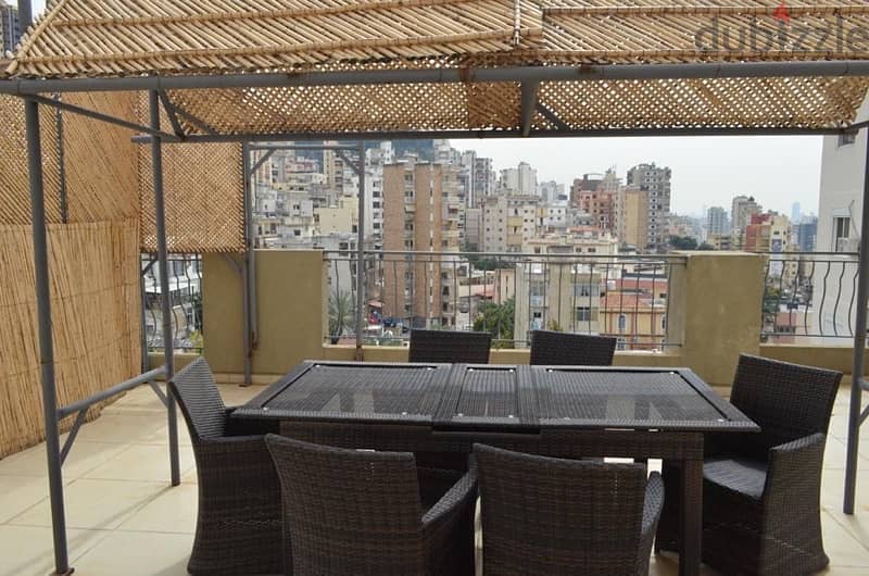 Furnished duplex apartment with terrace and open views in Jal el dib. 2