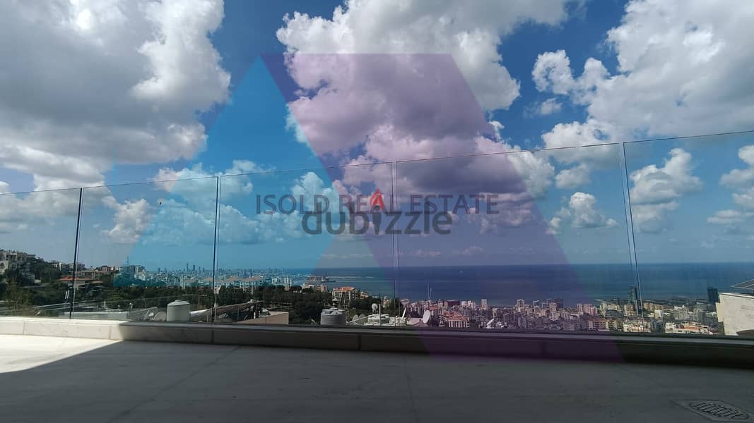 Brand new 187 m2 apartment having an open sea view for sale in Bsalim 0