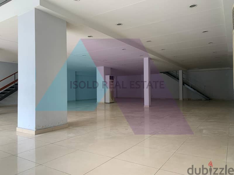 240 m2 GF store+ 200 m2 mezzanine for rent in Antelias/Naher El Mot 1