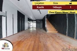 Kaslik 140m2 | Shop for Rent | Renovated | Active Street | IV |