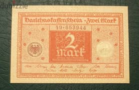 1920 Germany  2 Mark