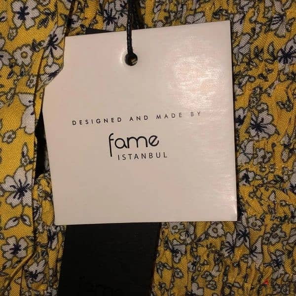Fame Yellow Dress 1