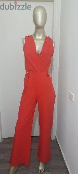 Ello Red Classy Jumpsuit 0