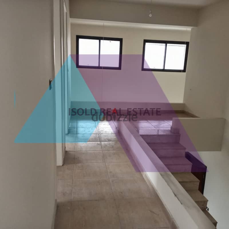 Brand New 300 m2 duplex apartment+terrace+sea view for sale in Dbaye 4