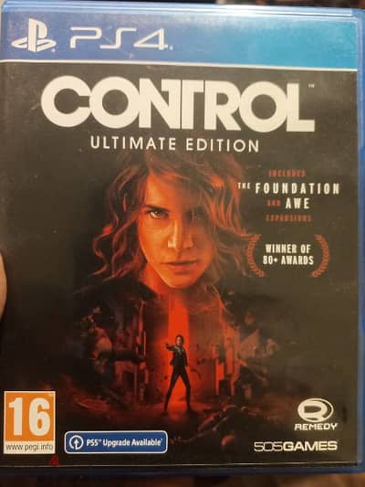 Control: Ultimate Edition PS4 & PS5 game or trade (Free Upgrade)