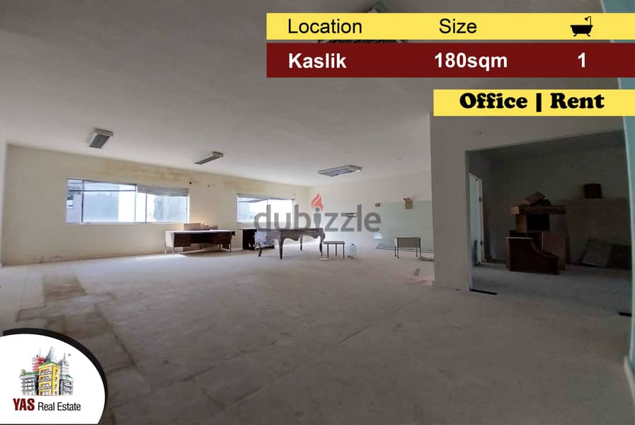 Kaslik 180m2 | Rent | Office | Luxury | Prime Location || IV | 0