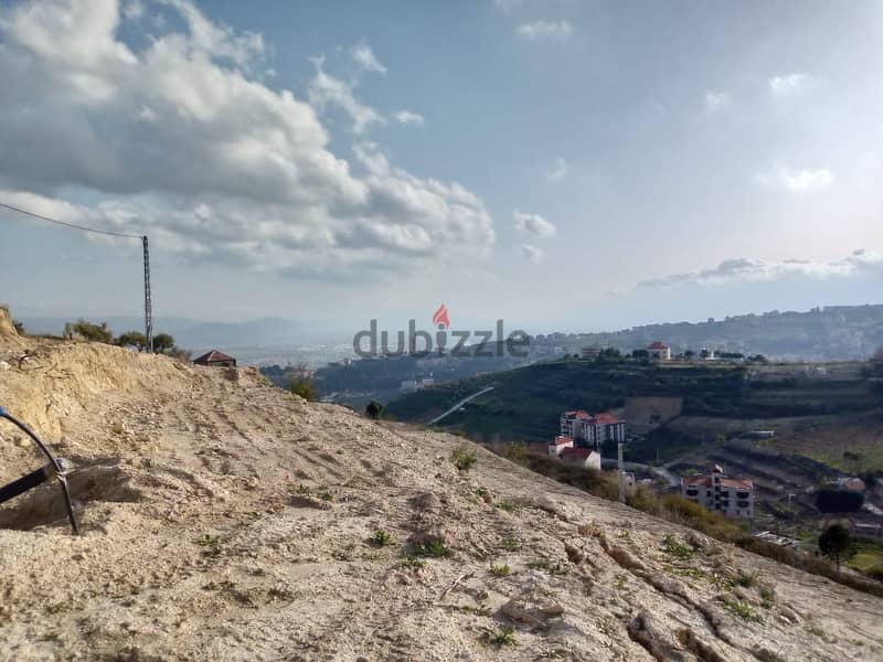 zahle 1170 sqm land for sale panoramic view Ref#6112 1