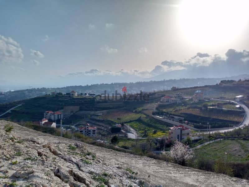 zahle 1170 sqm land for sale panoramic view Ref#6112 2