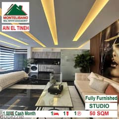 1000$!! Fully Furnished Apartment for sale located in Ain El Tineh