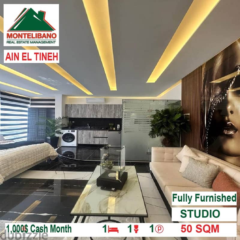 1000$!! Fully Furnished Apartment for rent located in Ain El Tineh 0