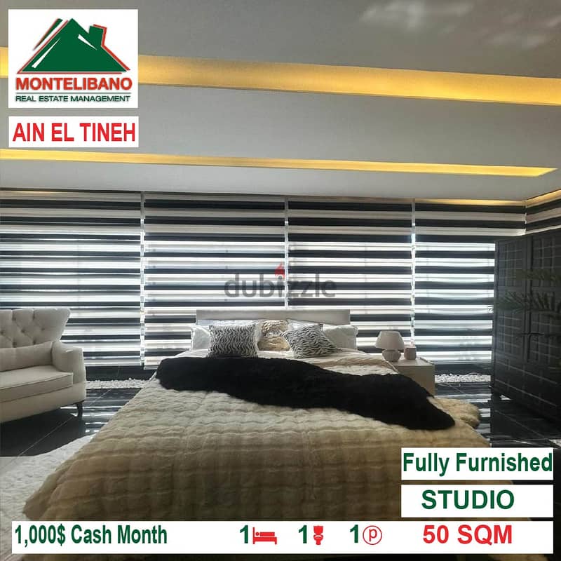 1000$!! Fully Furnished Apartment for rent located in Ain El Tineh 1