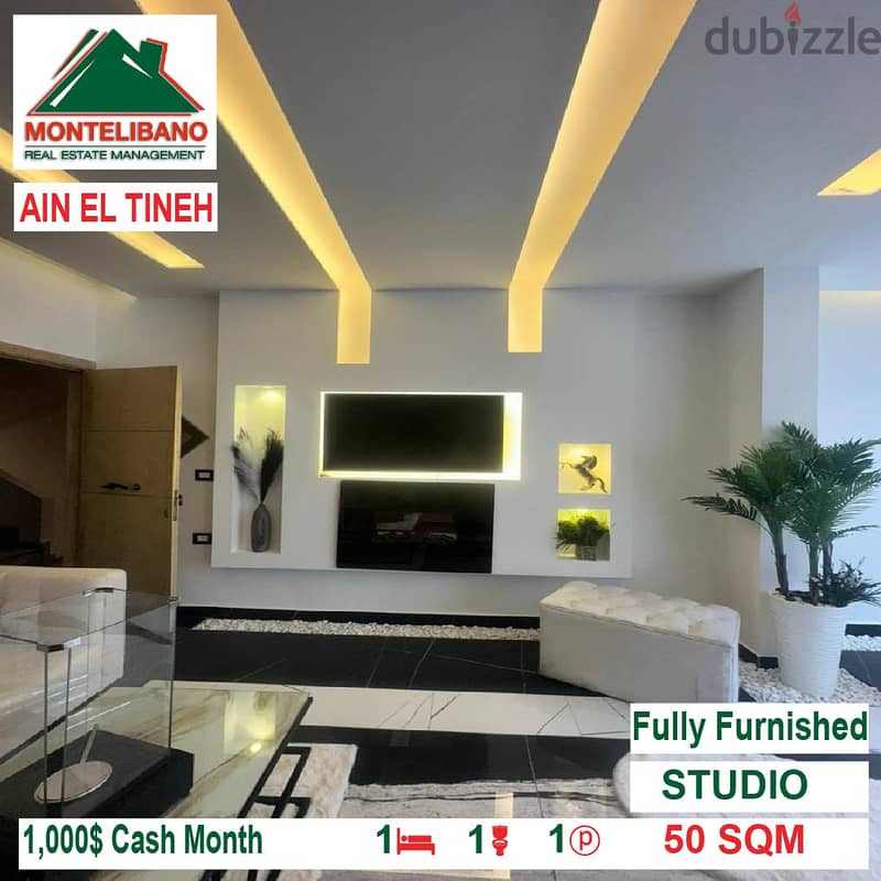 1000$!! Fully Furnished Apartment for rent located in Ain El Tineh 2