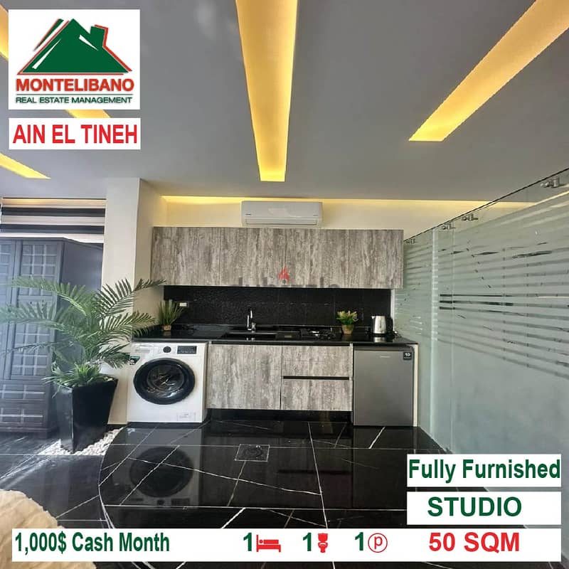 1000$!! Fully Furnished Apartment for rent located in Ain El Tineh 3