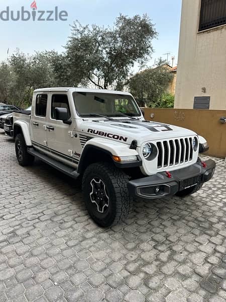 Jeep Gladiator Rubicon Trail Rated 2020 white on brown (15000 km) 2