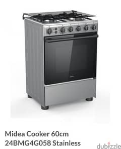 midea stove with 4 gas burners