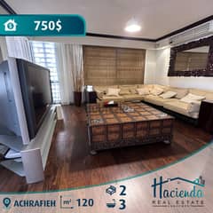 Furnished Apartment For Rent In Achrafieh Next To AUST 0