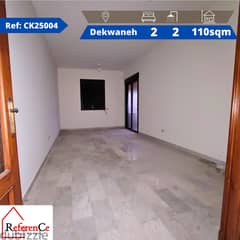 Prime location in dekwaneh for rent شقة للاجار في الدكوانة
