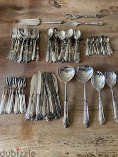 silver plated cutlery
