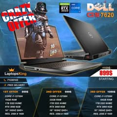 DELL G16 7620 i7-12700H RTX 3060 165HZ 16" QHD+ GAMING LAPTOP OFFERS