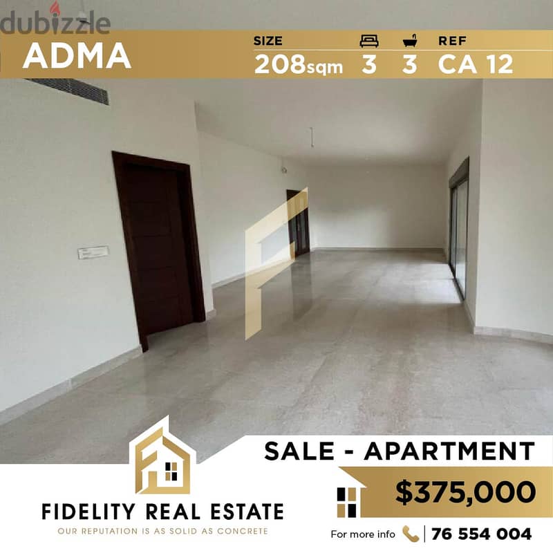 Apartment for sale in Adma CA12 0