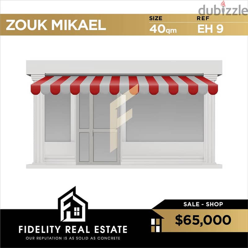 Shop for rent in Zouk Mikael EH9 0