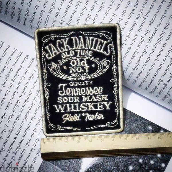 -Jack Daniels woven patch. 1