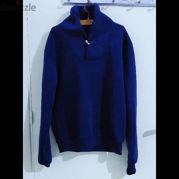 -B Men Navy Blue Sweatshirt. 2