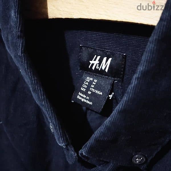 -H&M button-down black shirt 2