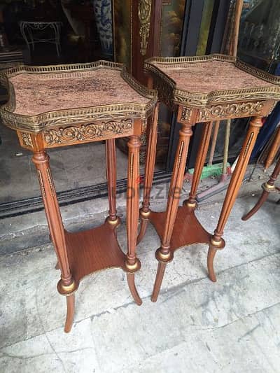 two side tables french fabrication