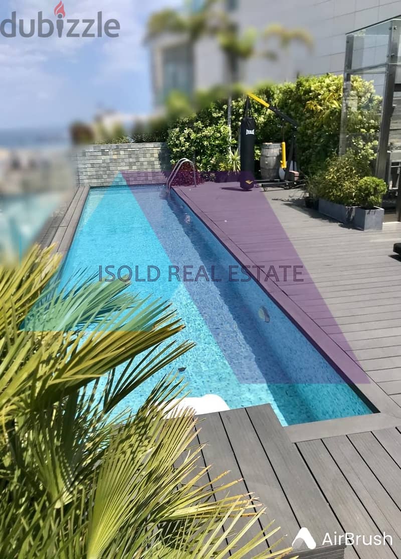 300 m2 Penthouse+138m2 Rooftop+25m2 Private pool for rent in Gemmayzeh 2