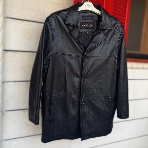 ANDREW MARC New York Leather Coat. 3