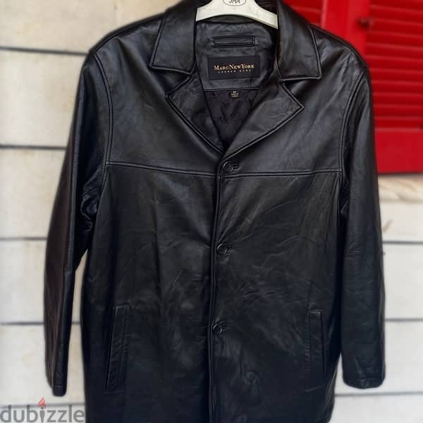 ANDREW MARC New York Leather Coat. 4