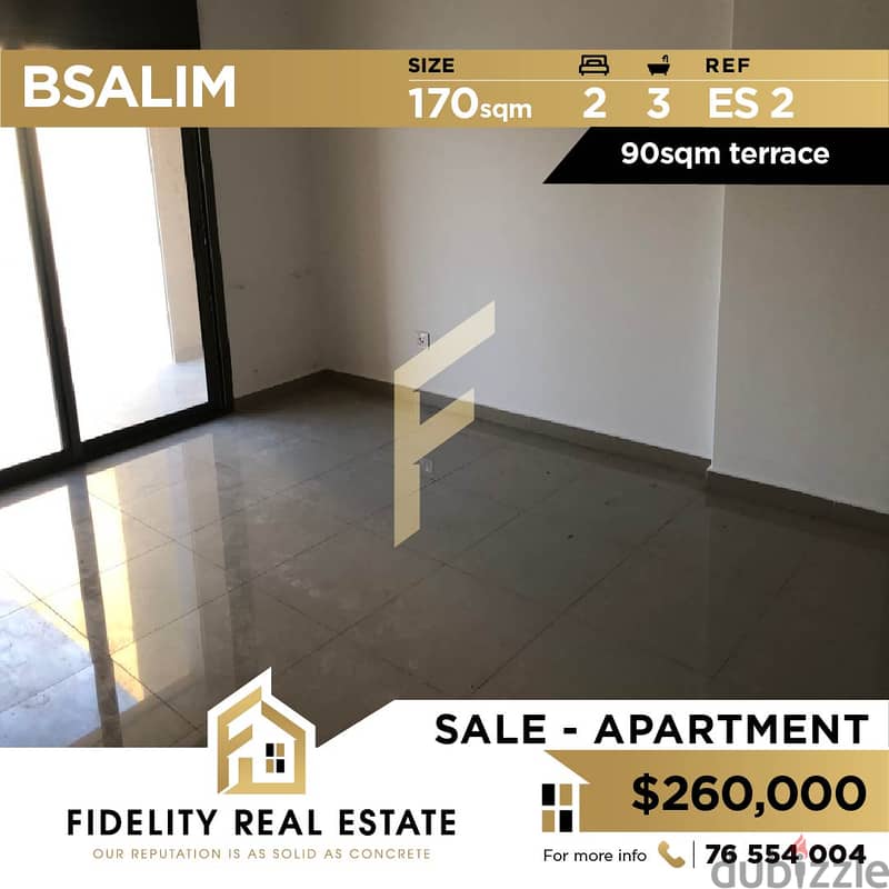 Apartment for sale in Bsalim ES2 0