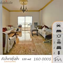 Ashrafieh | 2 Bedrooms Ap | Elevator | Parking | 2 Balconies | Catch