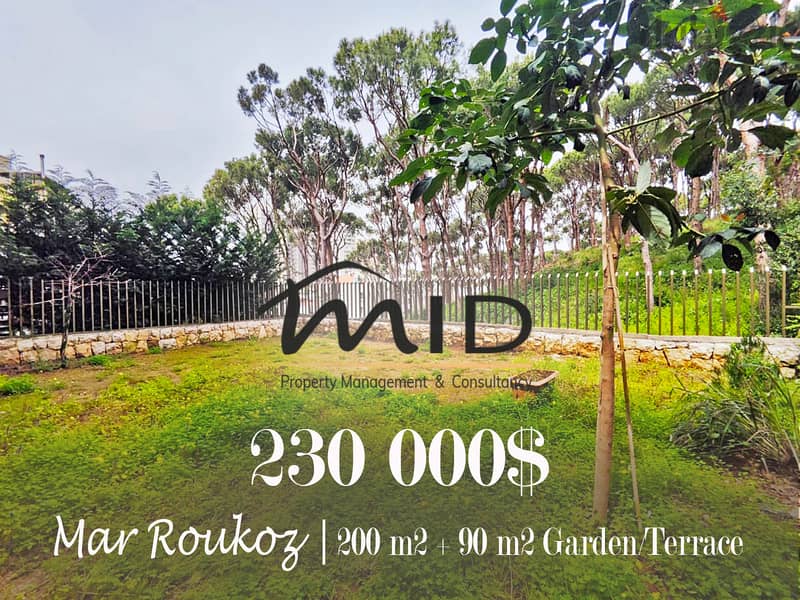Mar Roukoz | Brand New 200m² + 90m² Garden | Payment Facilities | View 1