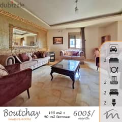 Boutchay | Furnished and Equipped 2 Bedrooms + Terrace | Catchy Deal 0