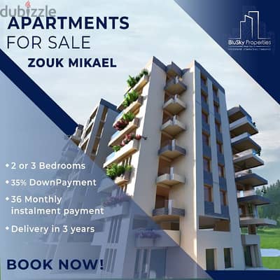 Apartment For SALE In Zouk Mkayel شقة للبيع #YM