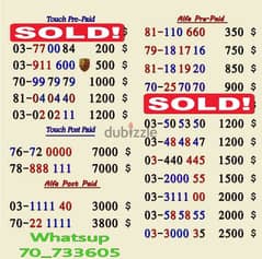 vip numbers cell for sale Contact 70_733605