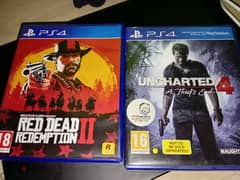 red dead 2 + uncharted 4